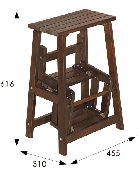 Табурет- стремянка орех