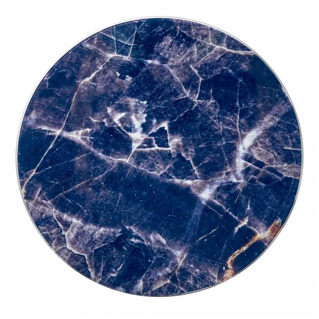 Набор кофейных столиков Tango темно-синий с ножками матовое золото, 2шт Набор кофейных столиков Tango темно-синий с ножками матовое золото, 2шт