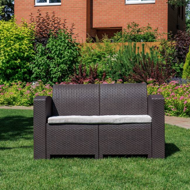 2-х местный диван LANA LUX коричневый