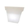Кашпо пластиковое светящееся Il Vaso Lighting белый 890х200х740 мм