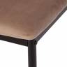 Стул CAPRI (mod. 39) металл, вельвет, 49.5 х 41 х 93,5 см, Beige (бежевый) HLR8 / черный (Комплект из 4 шт.) Beige (бежевый) HLR8 / черный металл, вельвет