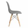 Стул CINDY (EAMES) (mod. 001) дерево бук/металл/сиденье пластик, 51x46x82см, серый/grey (Комплект из 4 шт.)