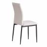 Стул CAPRI (mod. 39) металл, вельвет, 49.5 х 41 х 93,5 см, Light grey (светло-серый) HLR14 / черный (Комплект из 4 шт.) Light grey (светло-серый) HLR14 / черный металл, вельвет