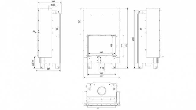 Топка с водяным контуром MBZ/PW/13/G/W (гильотина)