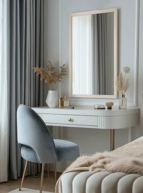 Зеркало настенное Артемида слоновая кость 77 см х 46, 5 см