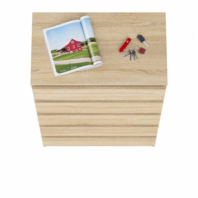 Узкий комод пять ящиков Мори МК700.5 цвет дуб сонома Узкий комод пять ящиков Мори МК700.5 цвет дуб сонома