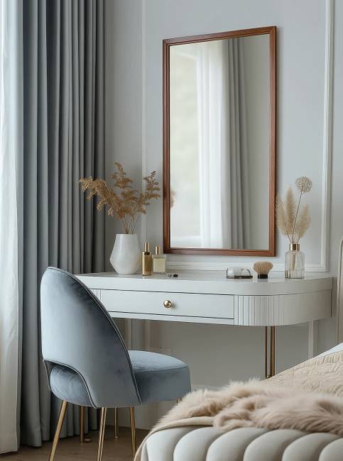 Зеркало настенное Артемида средне-коричневый 77 см х 46, 5 см