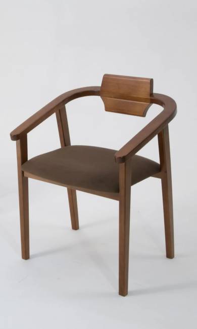 Стул-кресло Челси ПМ орех коричневый