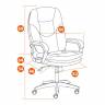 Кресло COMFORT LT (22) кож/зам, черный, 36-6 черный кож/зам