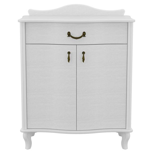 Комод Джульетта с распашными дверцами, молочный дуб Л