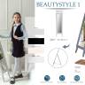 Зеркало напольное BeautyStyle 1 слоновая кость 130 см х 35 см