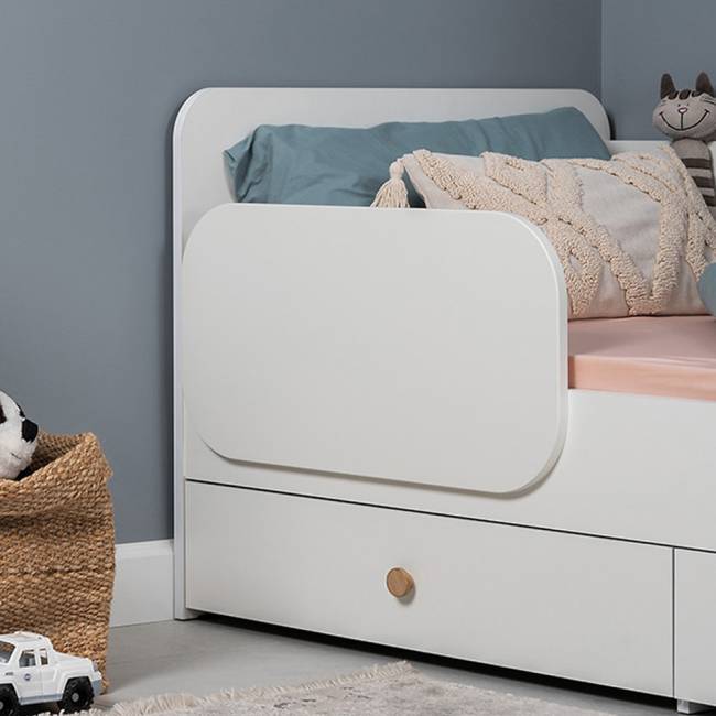 Бортик универсальный для кровати Джастин 17.51 цвет белый шагрень Бортик универсальный для кровати Джастин 17.51 цвет белый шагрень