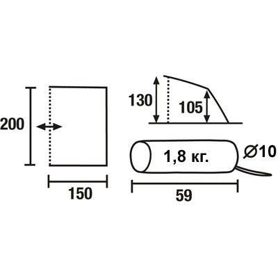 Палатка пляжная Green Glade Ivo