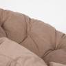 Кресло PAPASAN/ПАПАСАН 23/01 W  /с подушкой/ 115х101х104 см, Pecan (орех), экошерсть Коричневый, 1811-5 Pecan (орех)